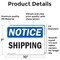 Signmission Shipping, 10 in W x Rectangle, Vinyl Decal OS-2PACK-NS-D-710-L-16577 - alternate 3